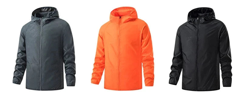 LNGXO hommes femmes vestes de randonnée imperméables Protection solaire coupe-vent Camping escalade manteau de pluie en plein air unisexe vêtements portables MAEJORKEN