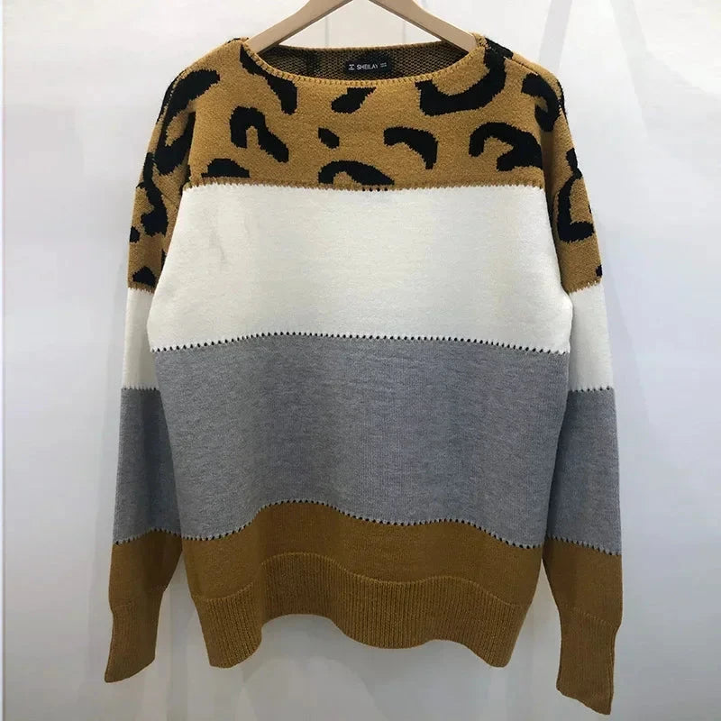 Pull léopard du S au 3XL MAEJORKEN