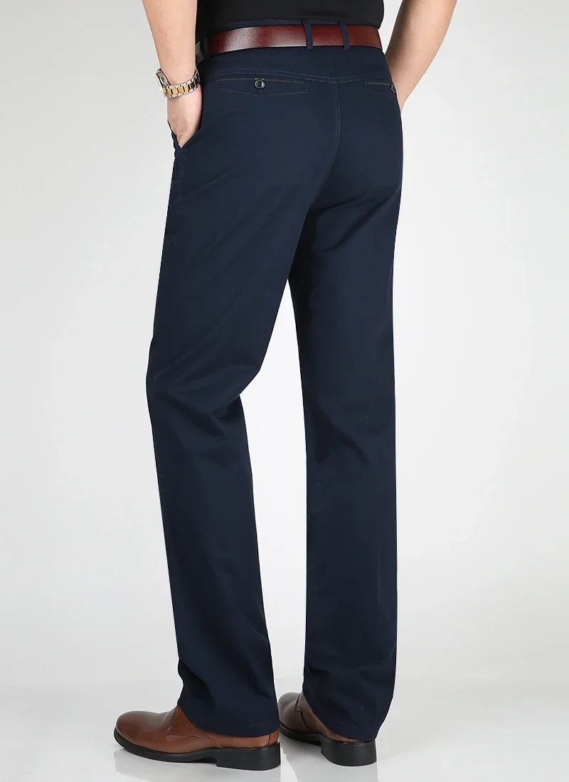 Pantalon Décontracté en Coton Fin MAEJORKEN