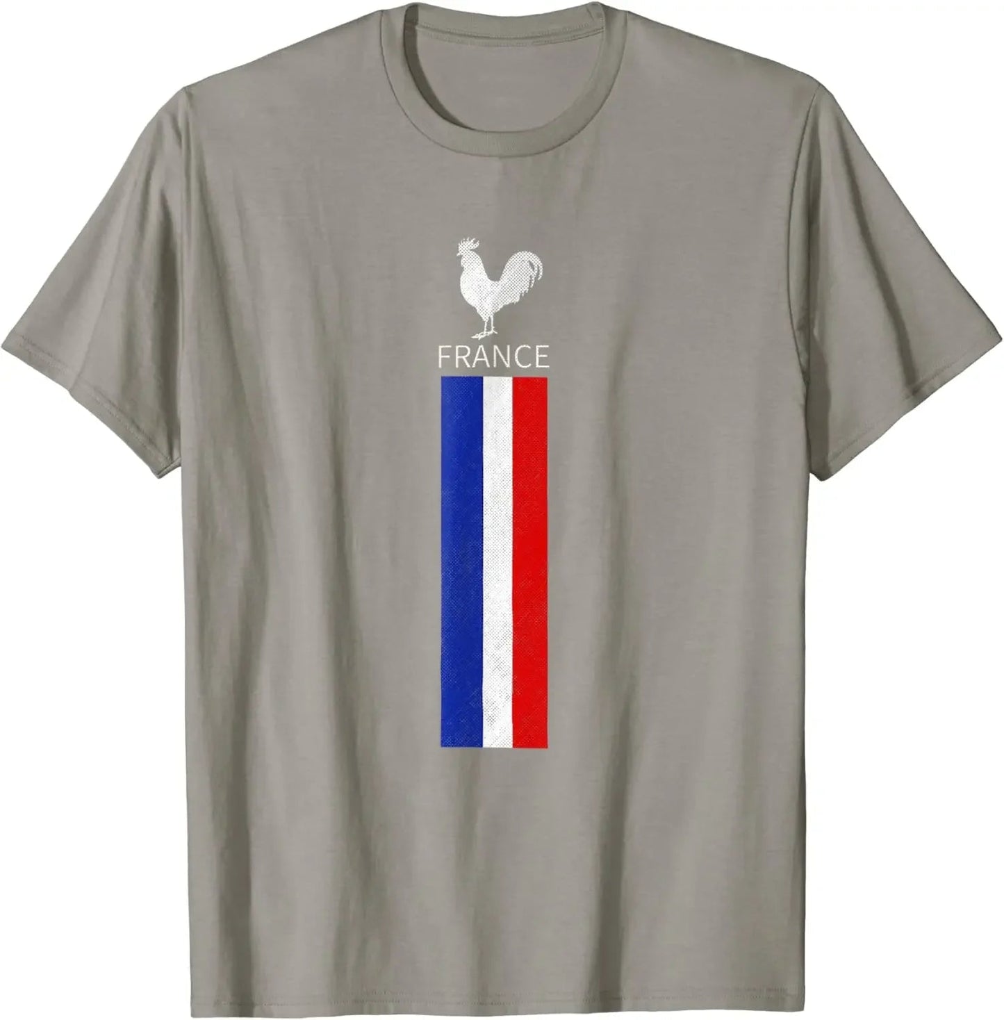 T-Shirt en Coton de l'Équipe de Football de France du S au 6XL MAEJORKEN