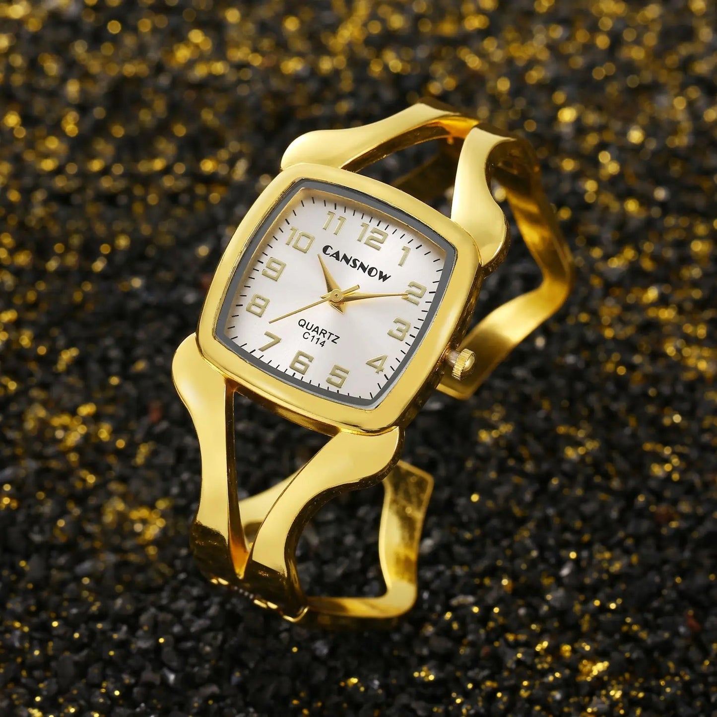 Montre à quartz étanche pour femme, acier inoxydable MAEJORKEN