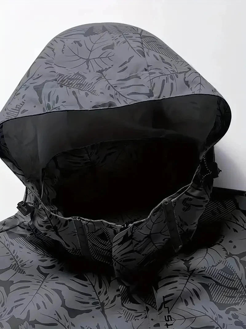 Veste coupe-vent imperméable décontractée pour hommes grande taille du M au 5XL MAEJORKEN