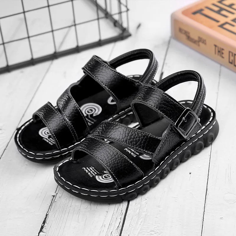 Sandales d'été en cuir PU pour enfants du 26 au 39