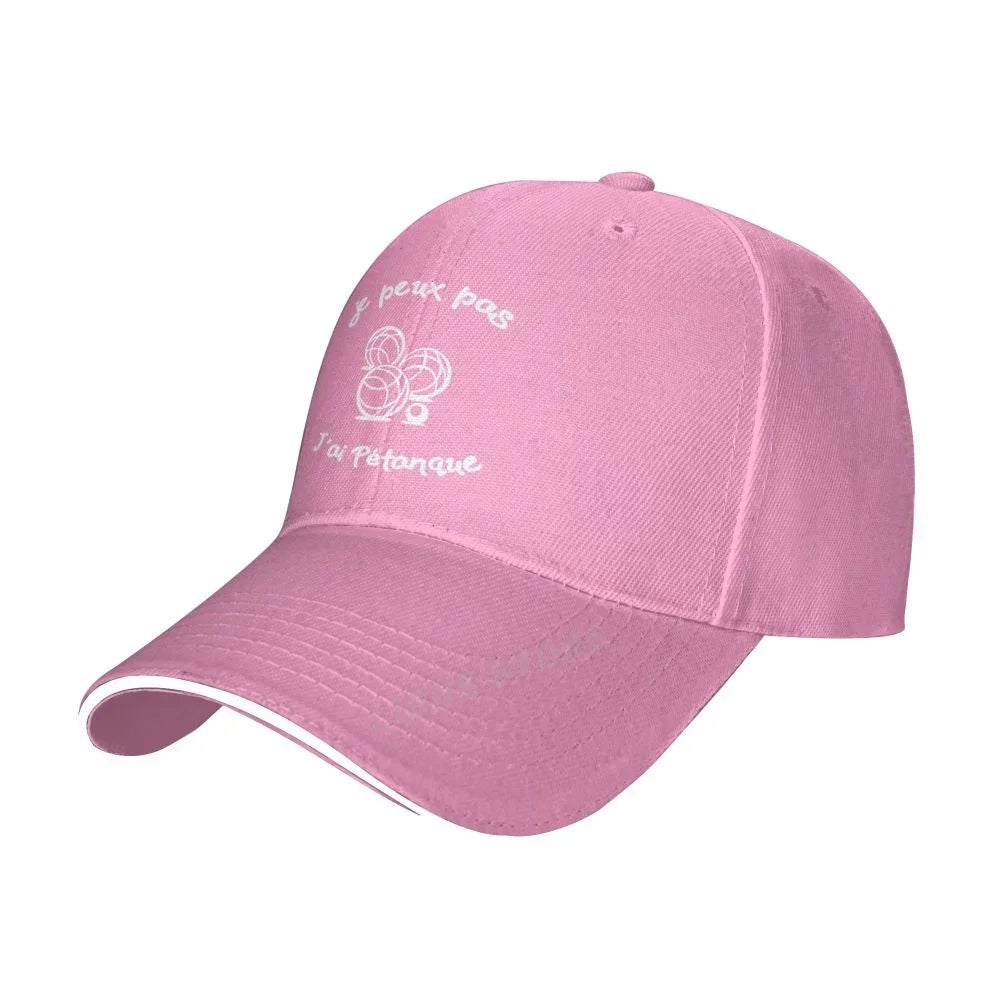 Casquette unisexe pétanque