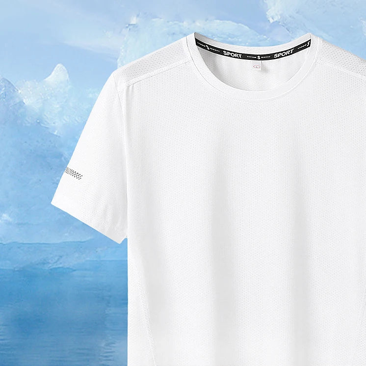 T-shirt manches courtes col rond homme, séchage rapide, grande taille 6XL à 11 XL