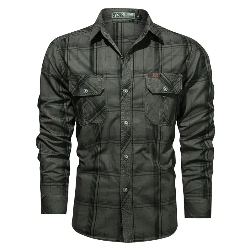 Chemise à carreaux hommes du M au 5XL