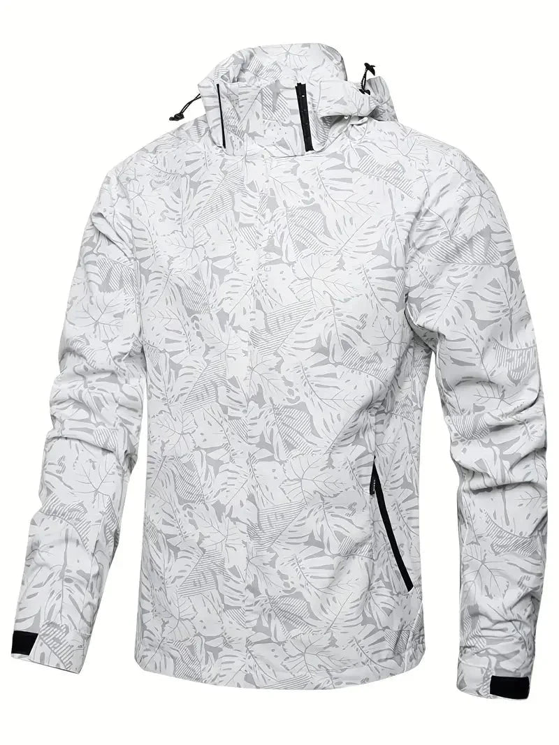 Veste coupe-vent imperméable décontractée pour hommes grande taille du M au 5XL MAEJORKEN