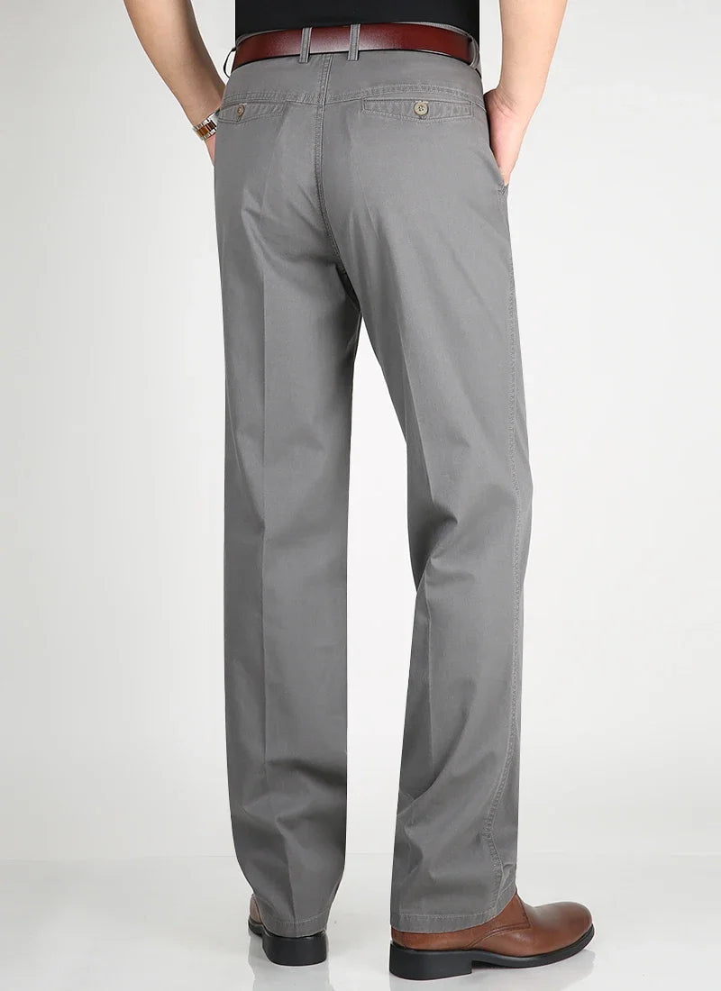 Pantalon Décontracté en Coton Fin MAEJORKEN