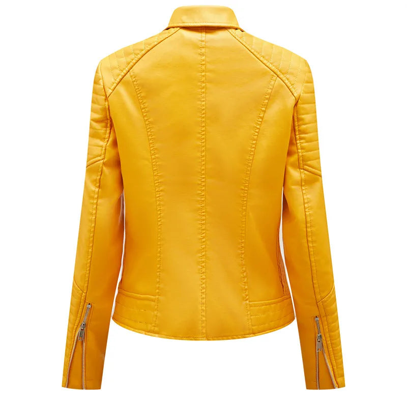 2024 nouvelle mode femmes veste en simili cuir S-XXXL