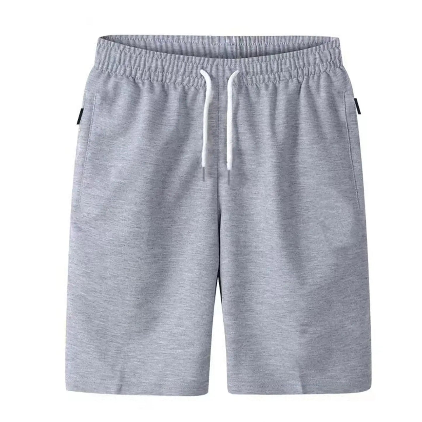 Short de sport à poches zippée pour hommes