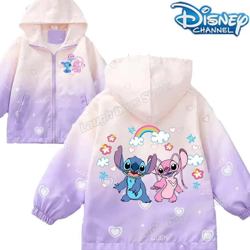Stitch Disney enfants vestes pour filles mignon imprimé l