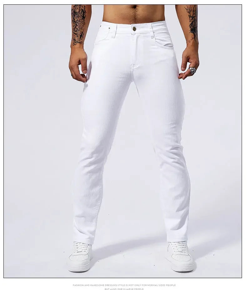 Jeans décontractés blancs MAEJORKEN