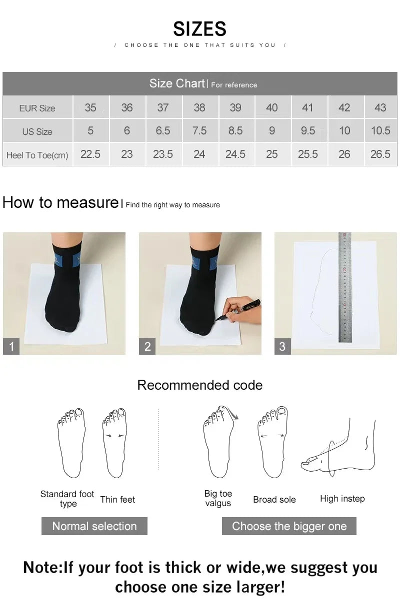 Sneakers casual à plateforme du 35 au 43