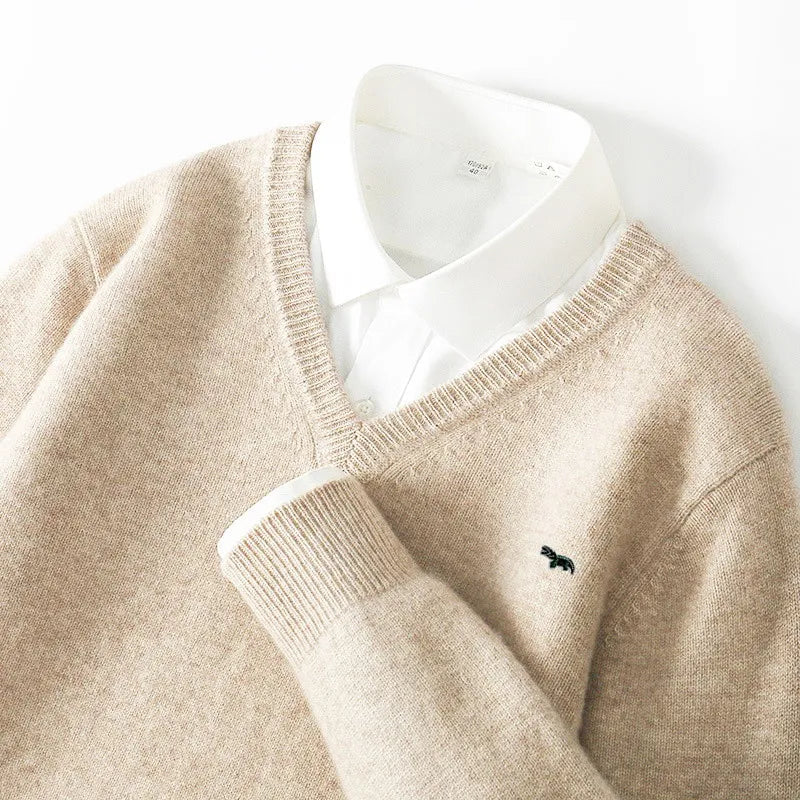 Pull en cachemire de vison MAEJORKEN
