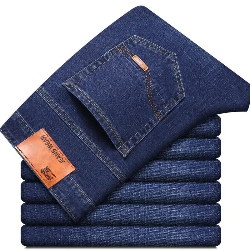 Jean droit en Denim élastique MAEJORKEN