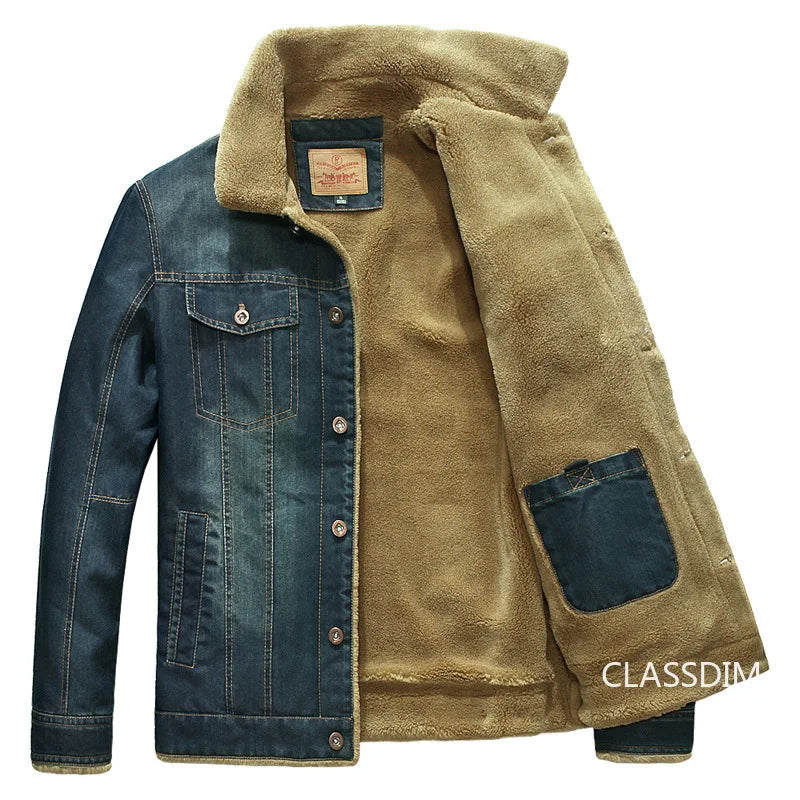 Veste en jean laine grandes tailles MAEJORKEN