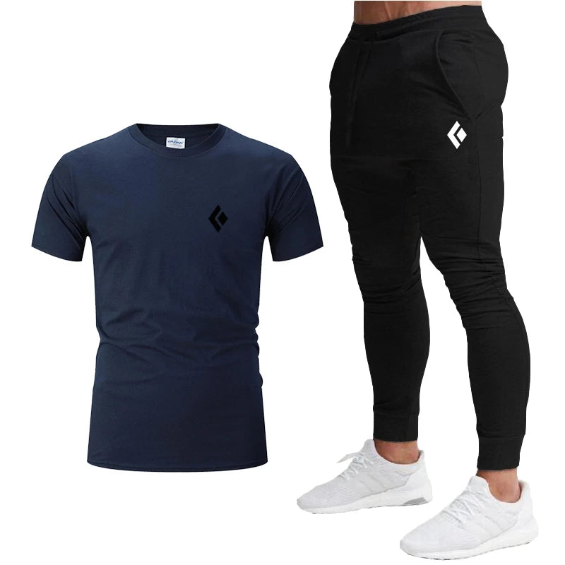 Ensemble de vêtements de sport T-Shirt à manches courtes et pantalon de jogging du S au 2XL