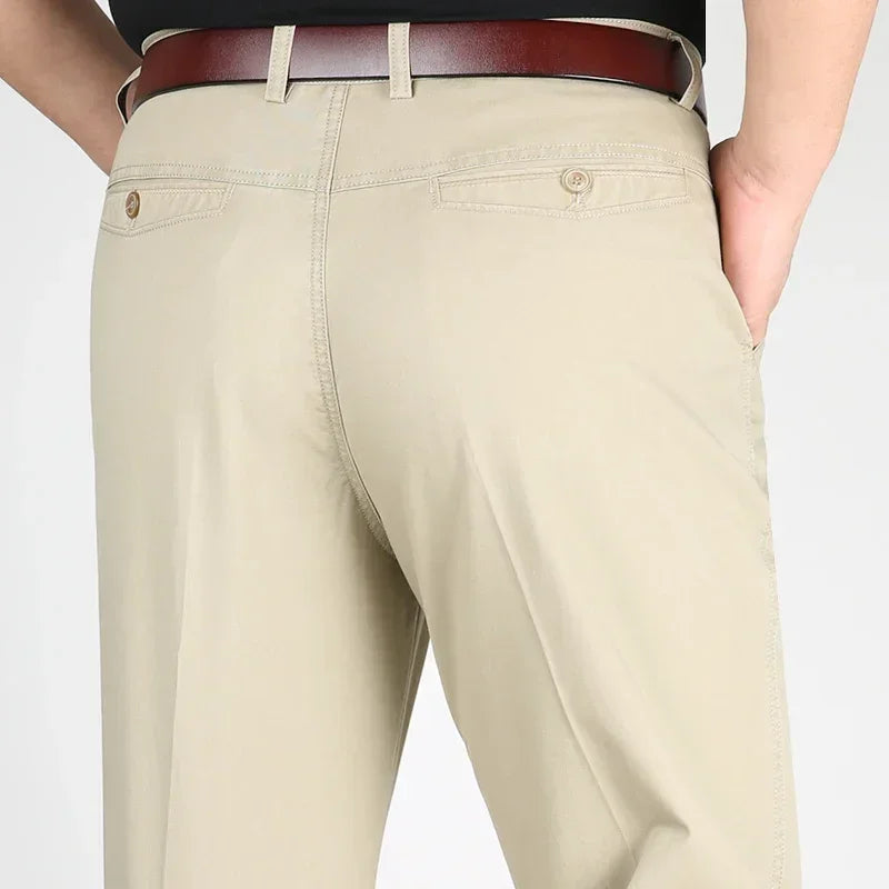 Pantalon Décontracté en Coton Fin MAEJORKEN