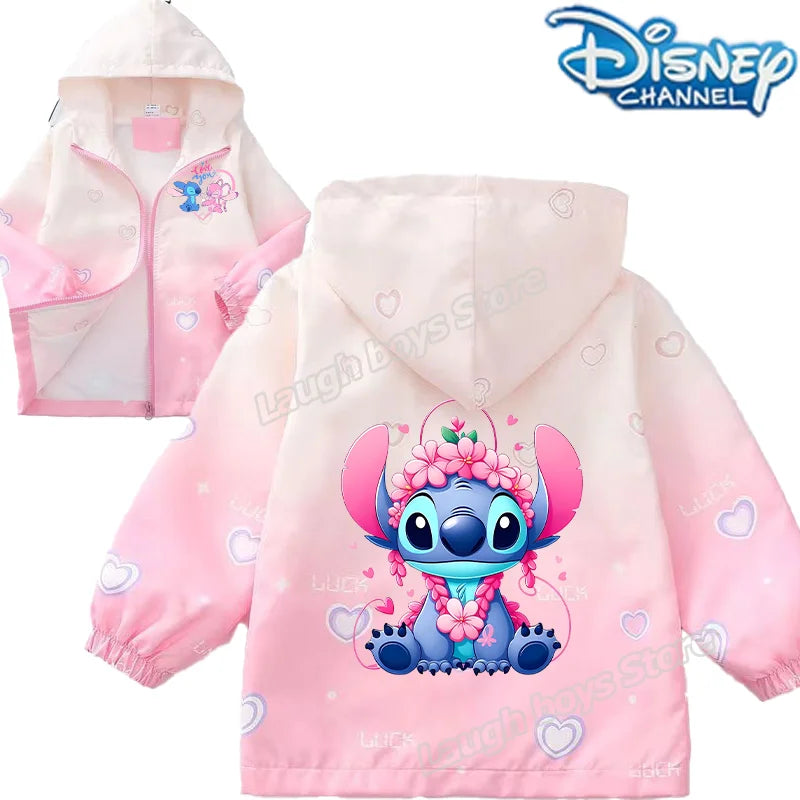 Stitch Disney enfants vestes pour filles mignon imprimé l