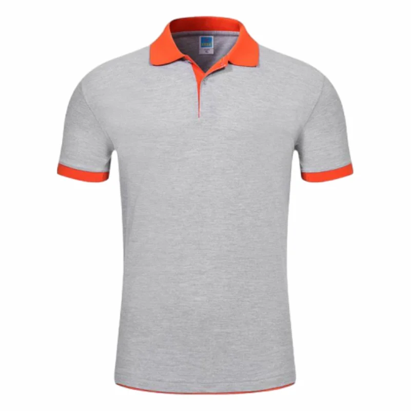 Polo à manches courtes à revers du S au 4XL