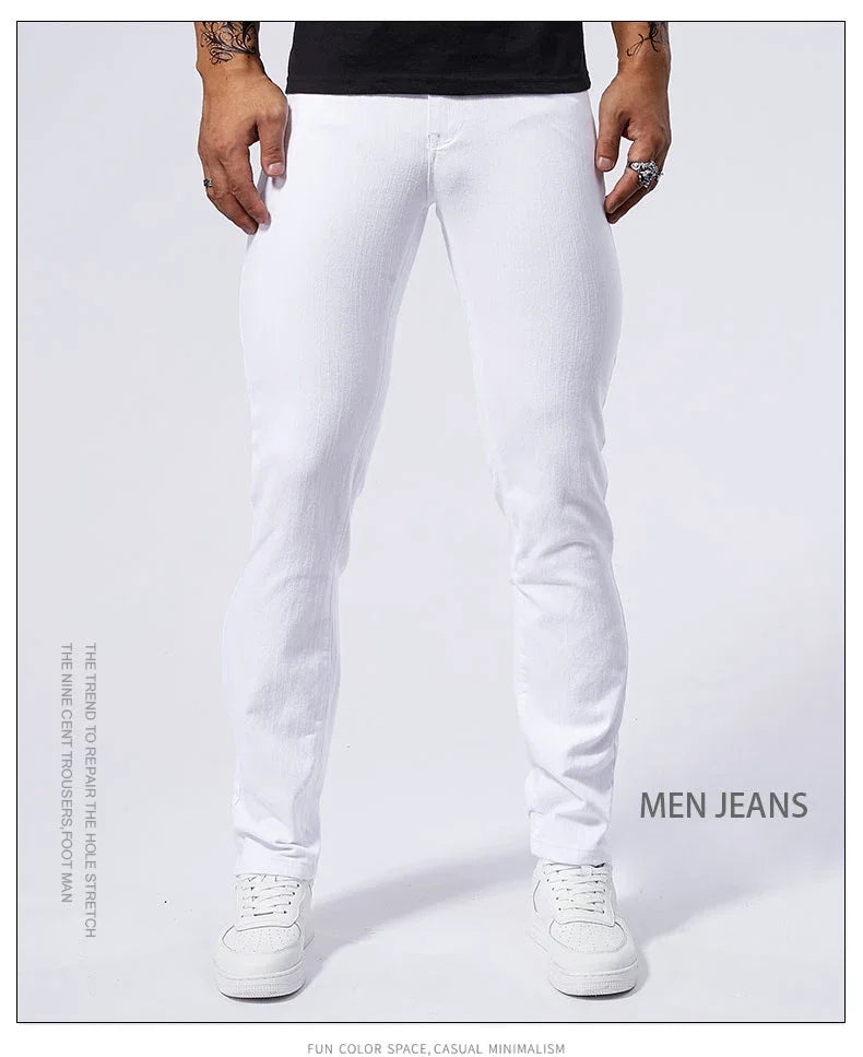 Jeans décontractés blancs MAEJORKEN