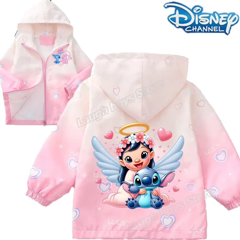 Stitch Disney enfants vestes pour filles mignon imprimé l