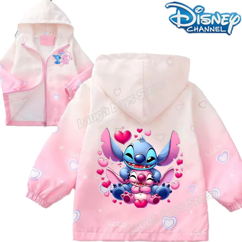 Stitch Disney enfants vestes pour filles mignon imprimé l