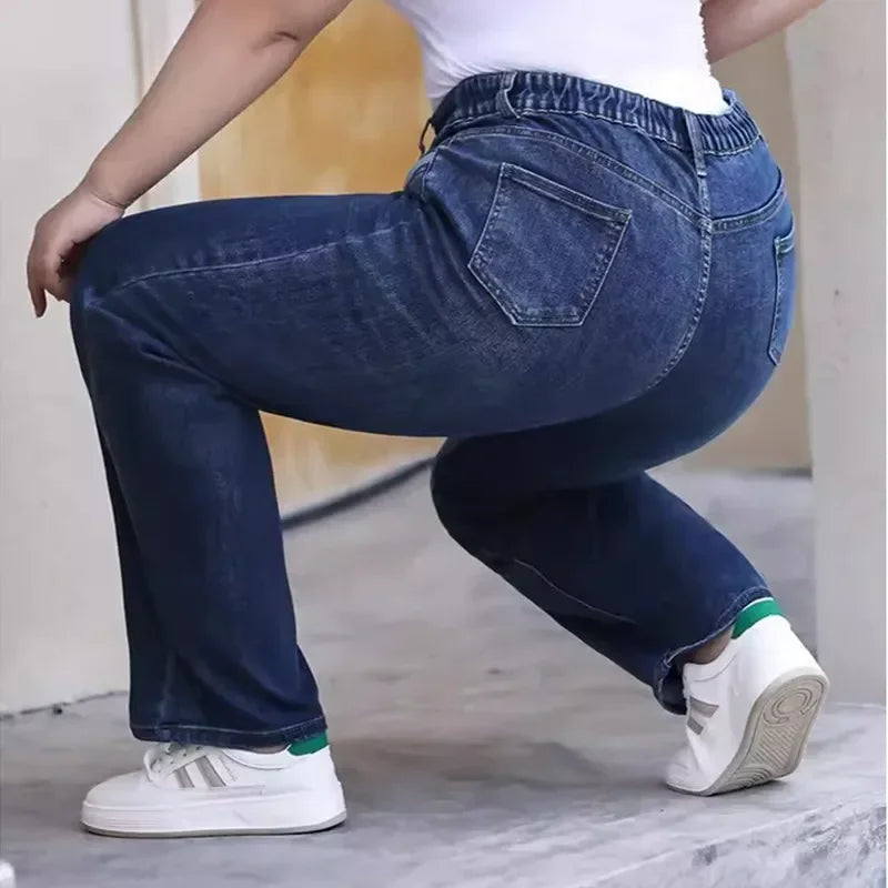 Jean Droit en Denim Grande Taille 5XL 6XL MAEJORKEN