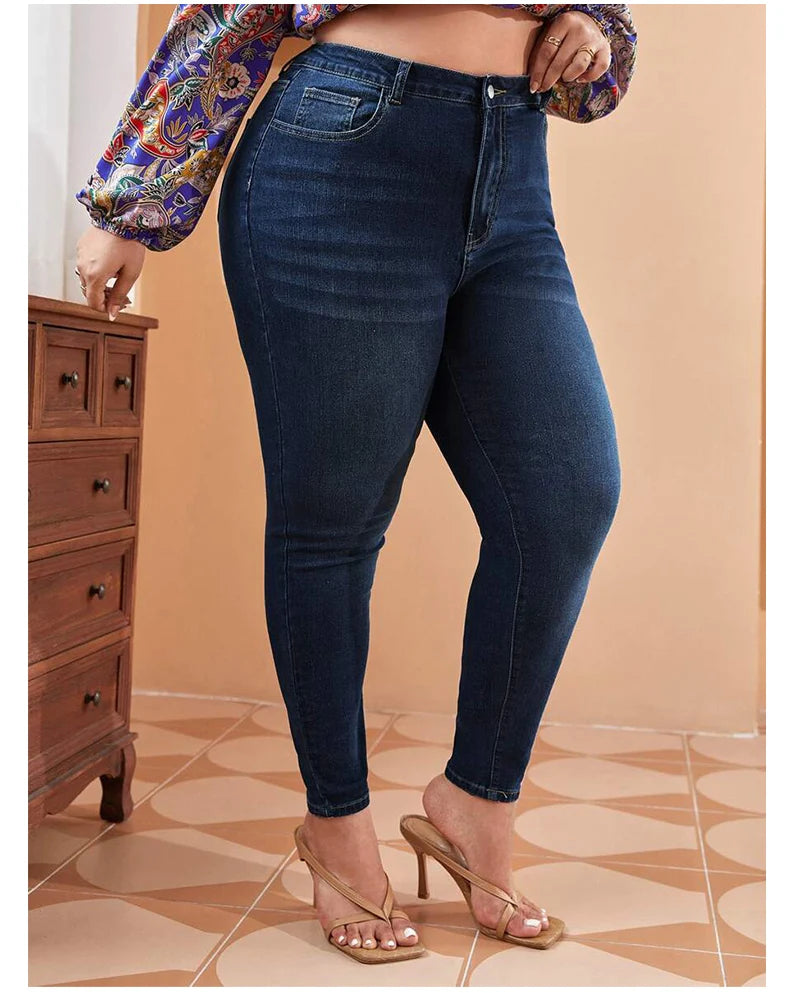 Jeans taille haute