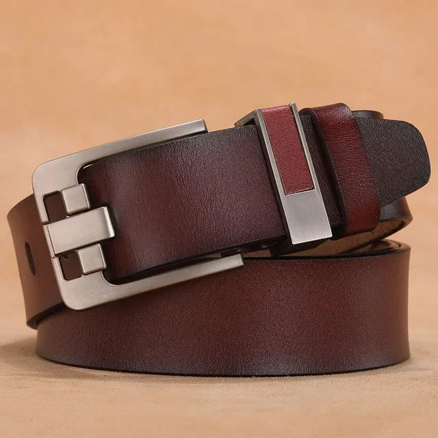 Ceinture en cuir véritable grande taille