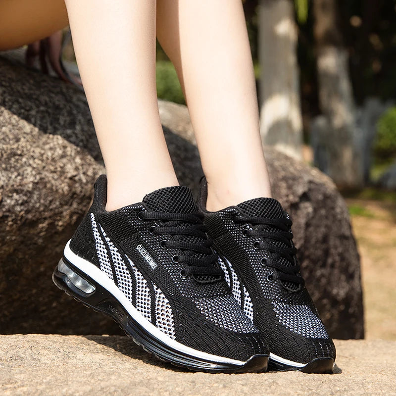 Chaussures de course en maille respirante pour femmes