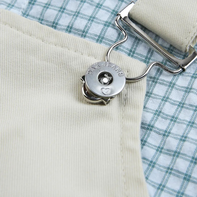 Ensemble 2 pièces chemise à manches courtes et salopette de 80 cm à 120 cm