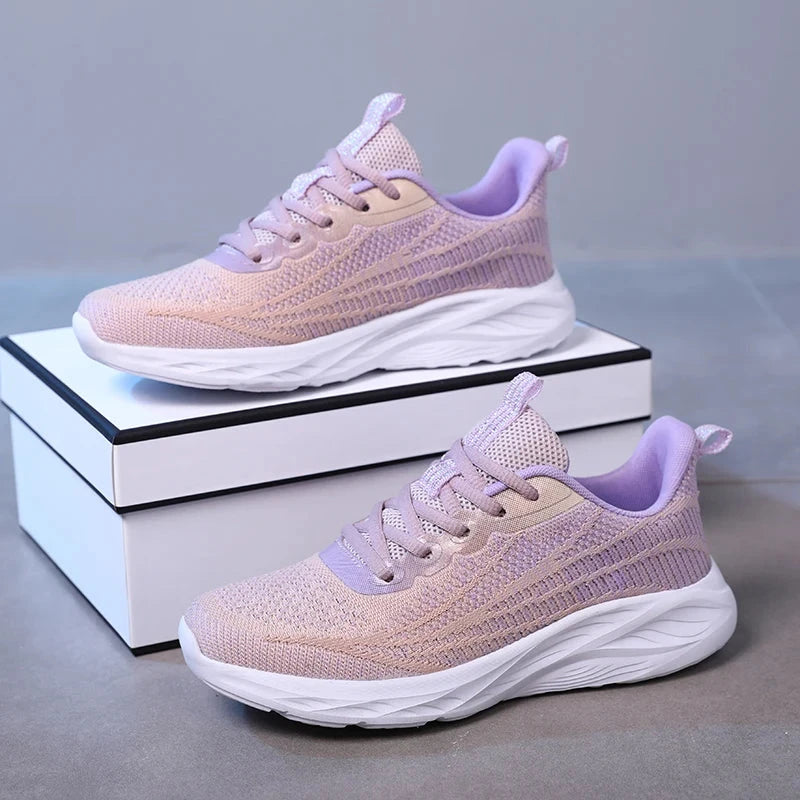 Baskets d'été respirantes pour femmes, semelle souple, plateforme confortable, baskets décontractées en maille, chaussures d'entraînement légères antidérapantes MAEJORKEN