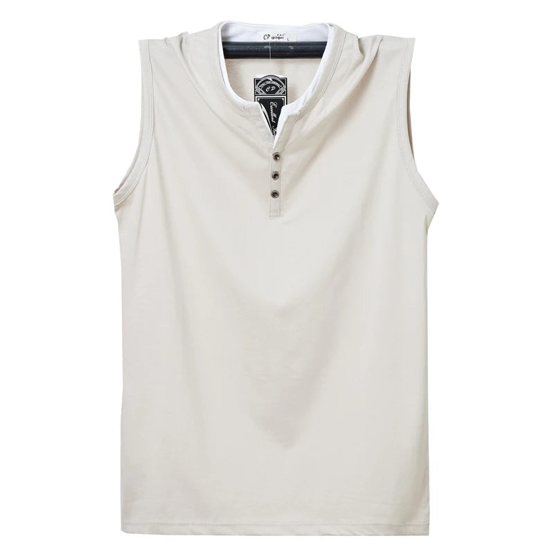 Débardeur en coton sans manches du L au 6XL