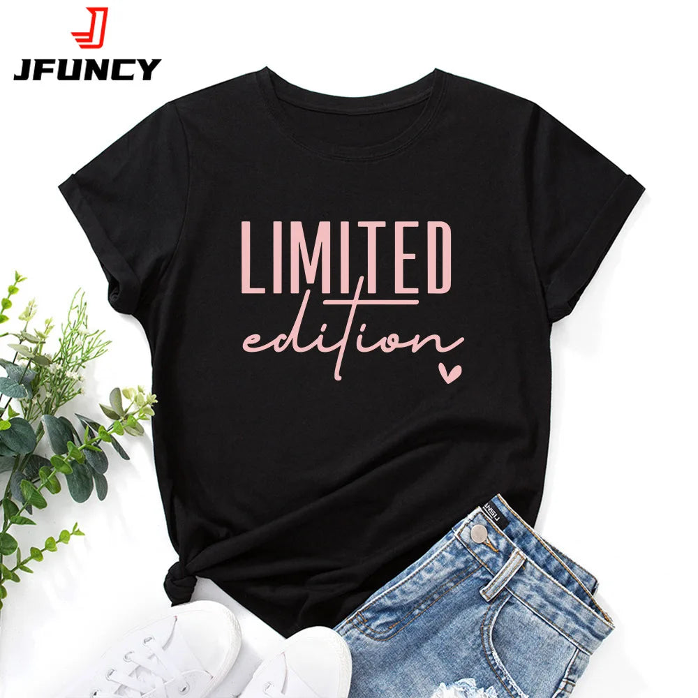 T-shirt manches courtes estival et graphique, en coton MAEJORKEN