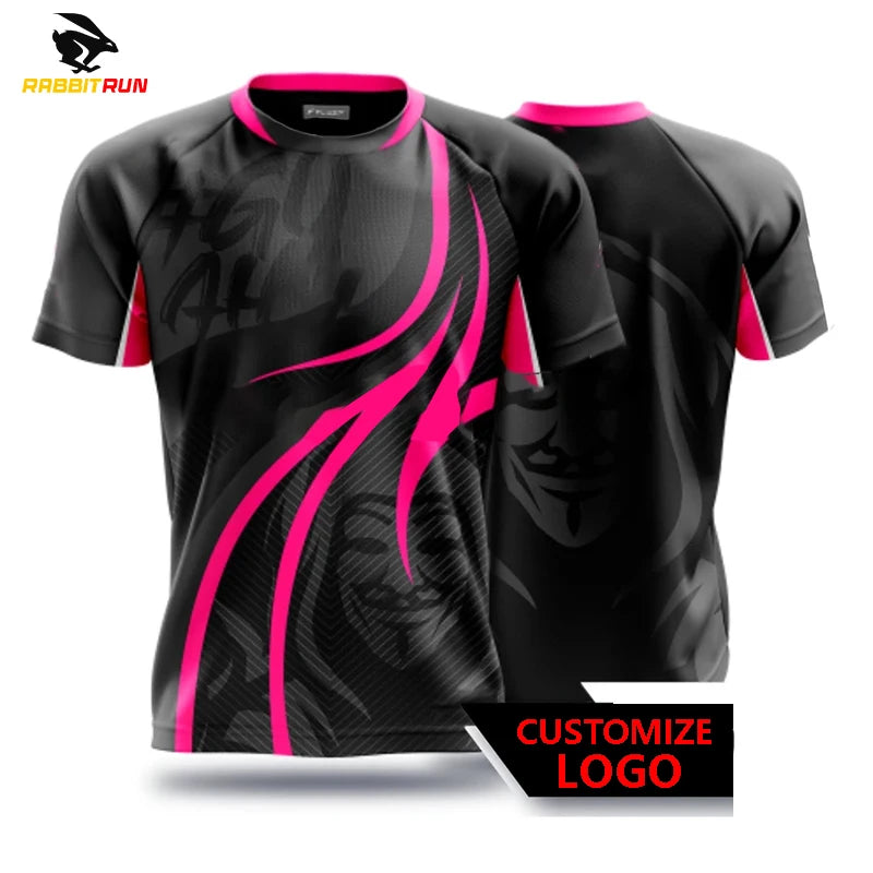 Nouveaux T-shirts pour hommes T-shirts à séchage rapide chemise uniformes vêtements de compétition de jeu T-shirts imprimés garçons Sport respirant MAEJORKEN
