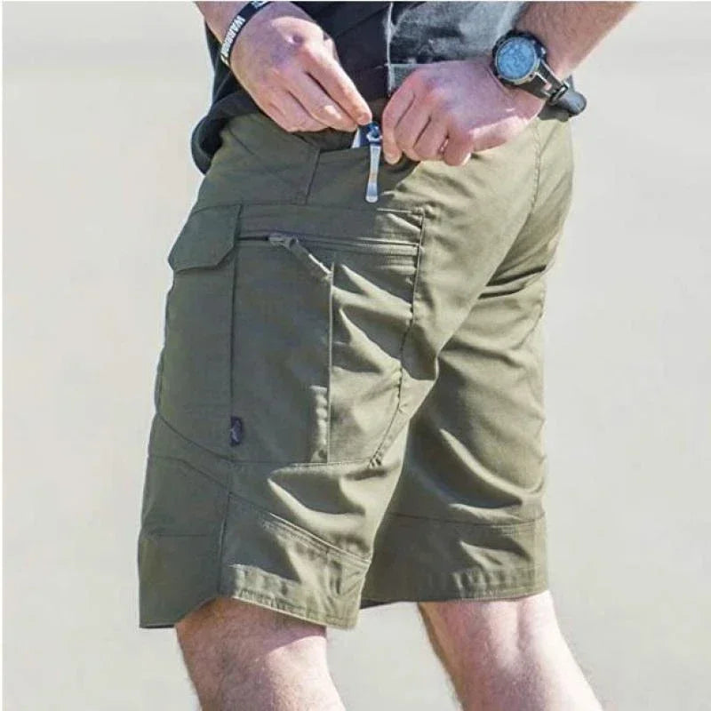Short cargo imperméable à séchage rapide pour homme, pantalon multi-poches MAEJORKEN