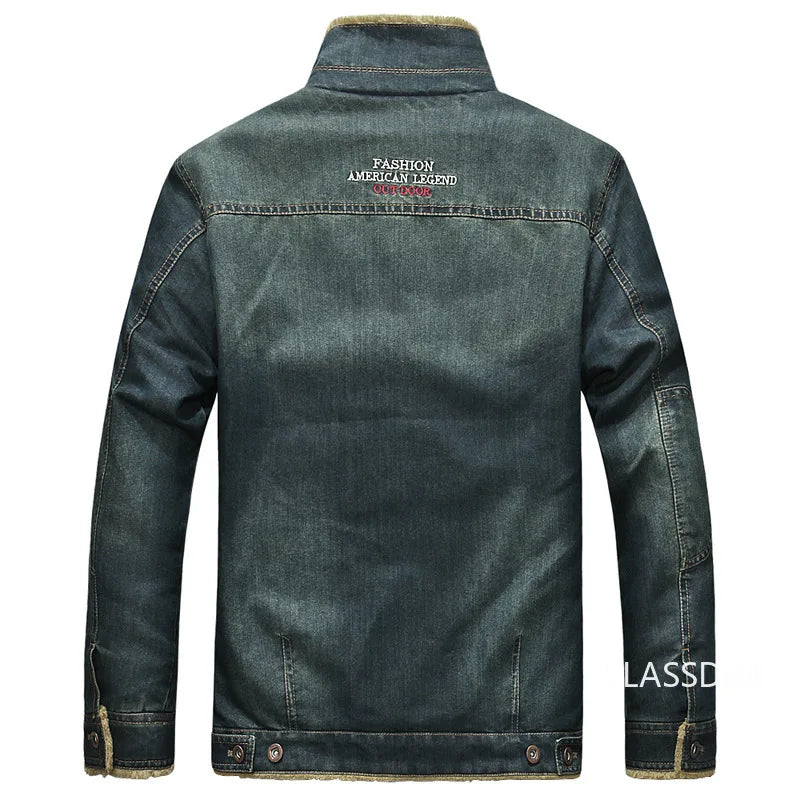 Veste en jean laine grandes tailles MAEJORKEN