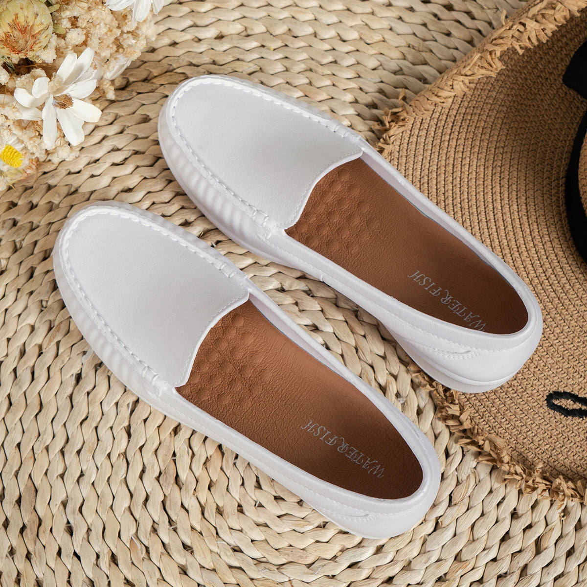Chaussures confortables, semelle souple, respirantes, antidérapantes, talon plat du 36 au 40