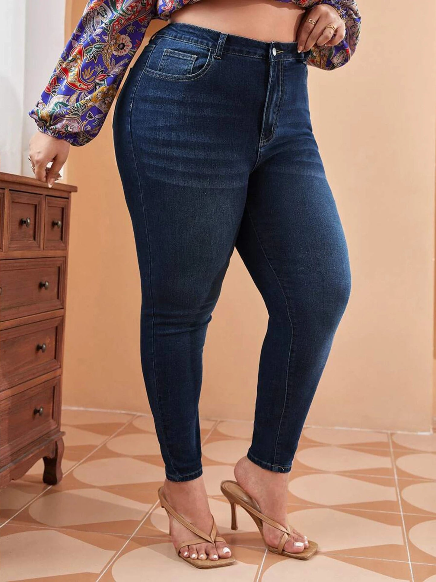 Jeans taille haute MAEJORKEN