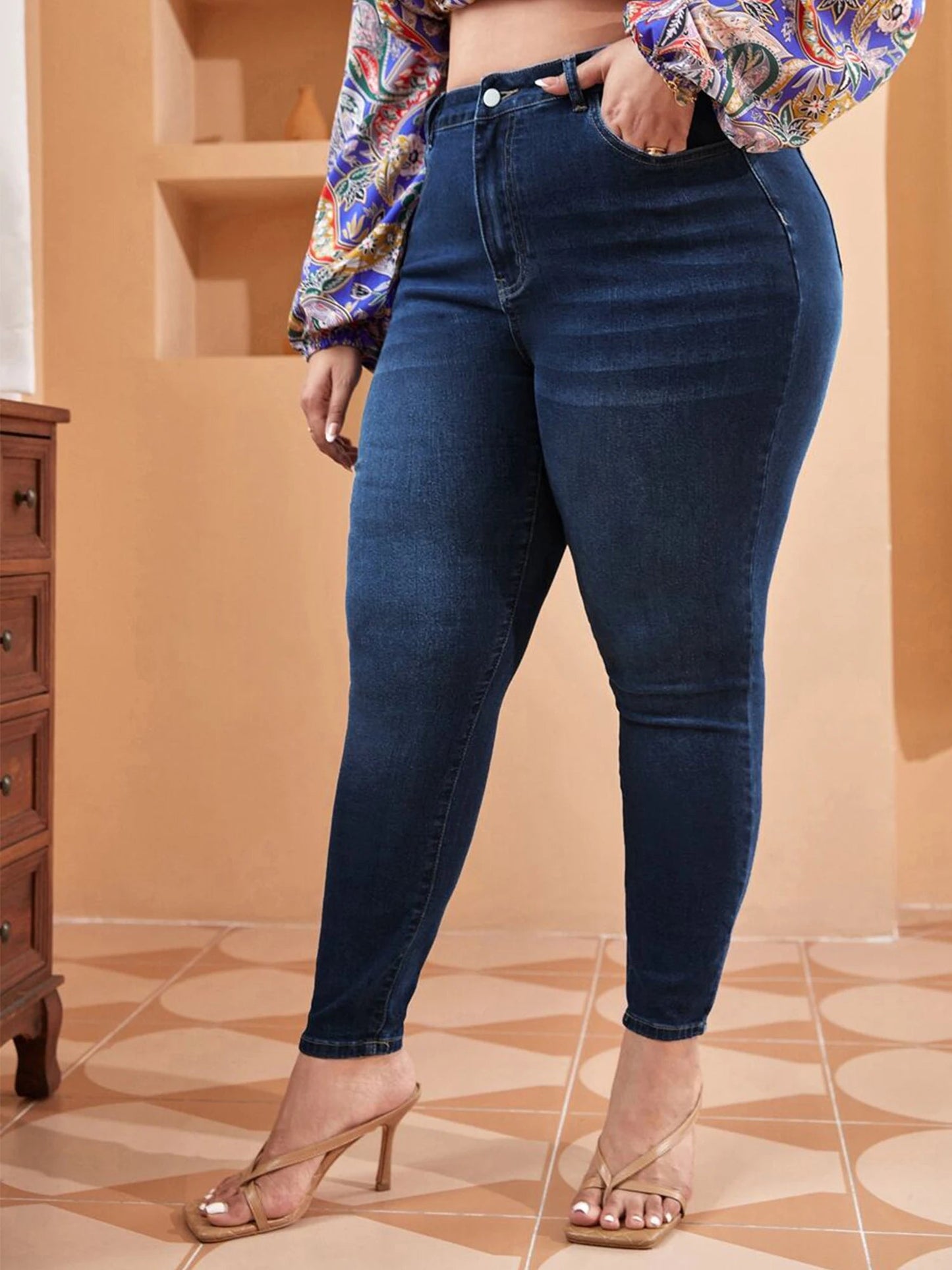Jeans taille haute MAEJORKEN