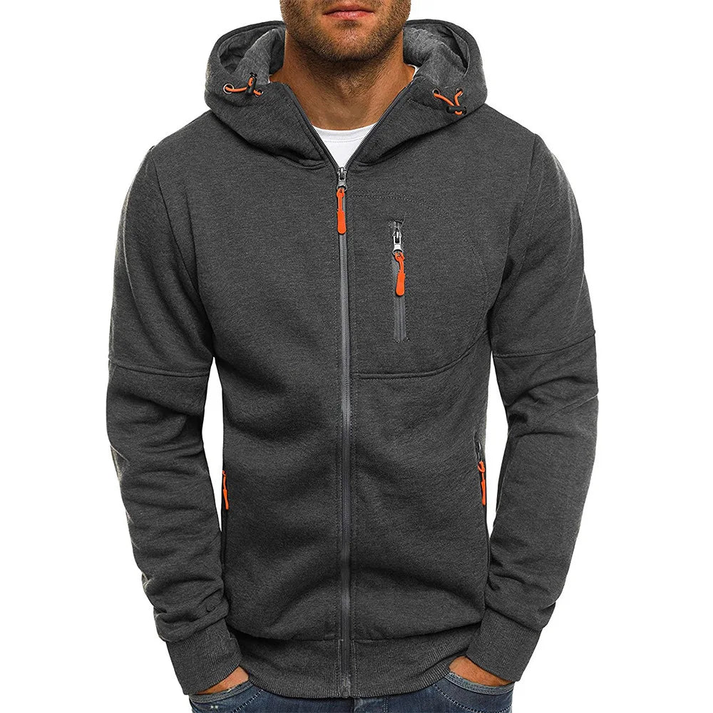 Veste à capuche avec pochette fermeture éclair 4XL MAEJORKEN