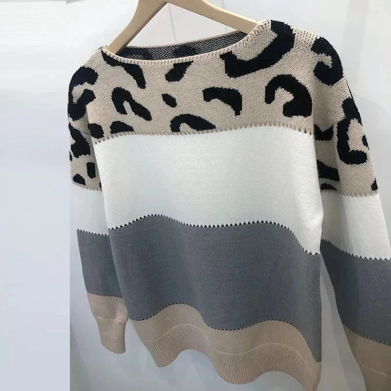 Pull léopard du S au 3XL MAEJORKEN