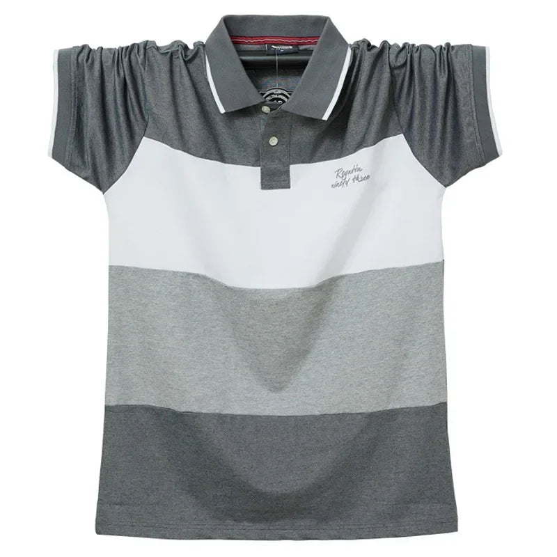 Polo hommes manches courtes coton grande taille M-6XL