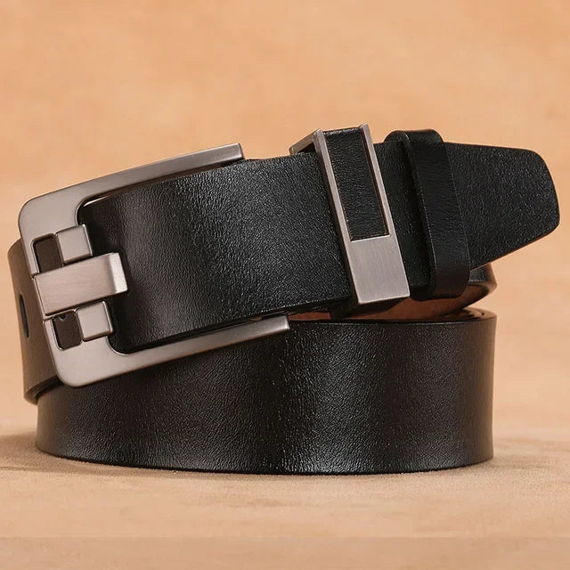 Ceinture en cuir véritable grande taille