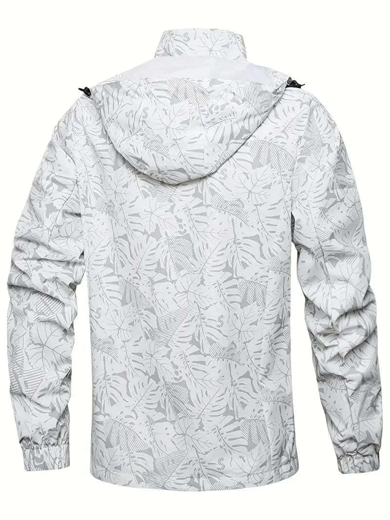 Veste coupe-vent imperméable décontractée pour hommes grande taille du M au 5XL MAEJORKEN
