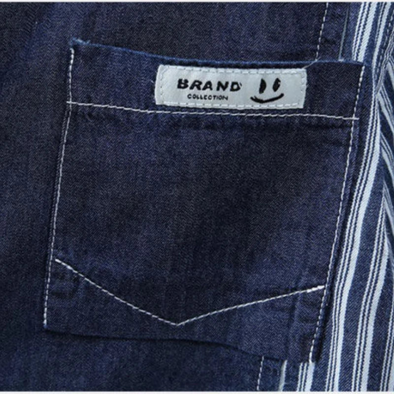 Ensemble garçons, chemise en Denim décontractée à manches courtes + Short du 2 ans à 10 ans