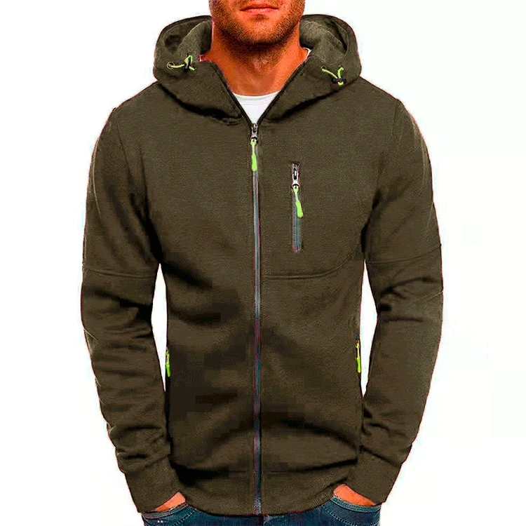 Veste à capuche avec pochette fermeture éclair 4XL MAEJORKEN
