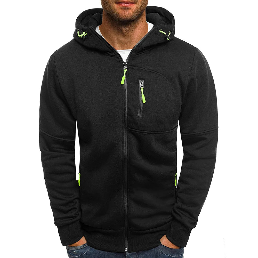 Veste à capuche avec pochette fermeture éclair 4XL MAEJORKEN