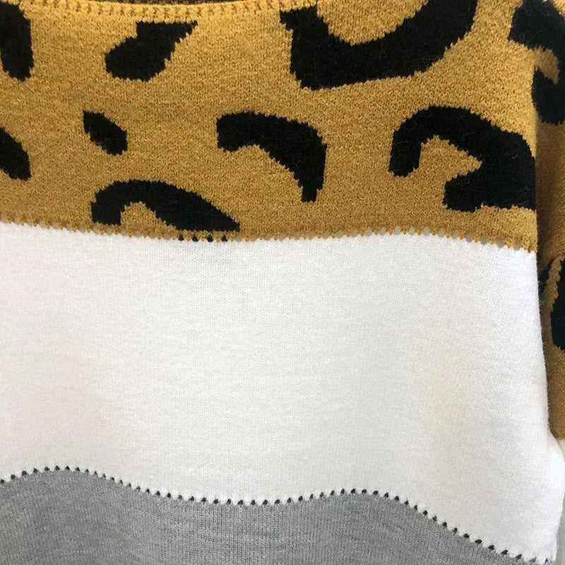 Pull léopard du S au 3XL MAEJORKEN